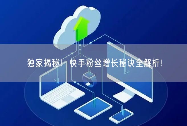 独家揭秘！快手粉丝增长秘诀全解析!