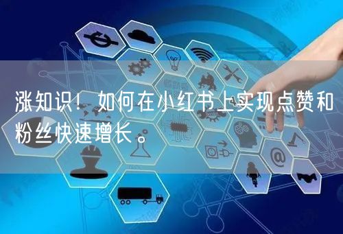 涨知识!如何在小红书上实现点赞和粉丝快速增长。
