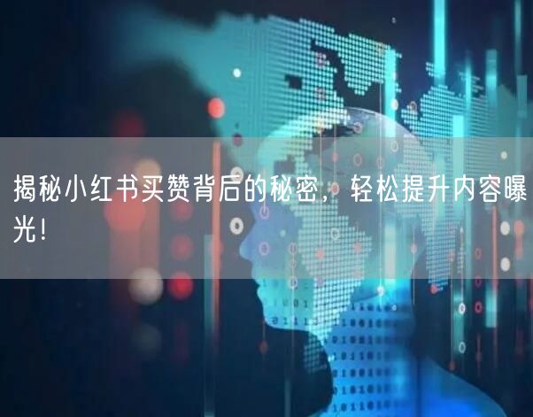 揭秘小红书买赞背后的秘密,轻松提升内容曝光!