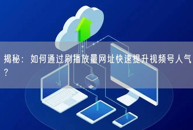 揭秘:如何通过刷播放量网址快速提升视频号人气?