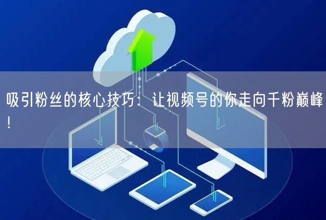 吸引粉丝的核心技巧:让视频号的你走向千粉巅峰!